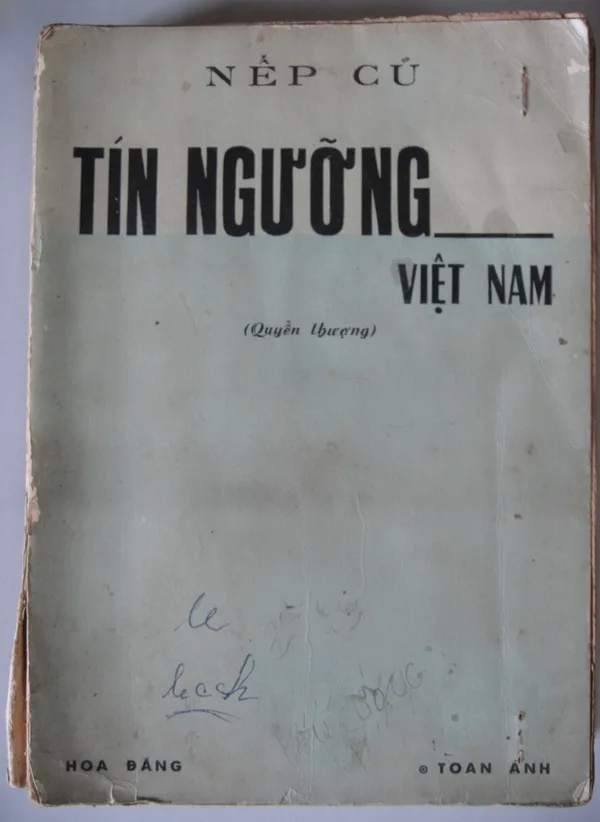 Bìa sách Nếp Cũ: Tín Ngưỡng Việt Nam (Thượng)