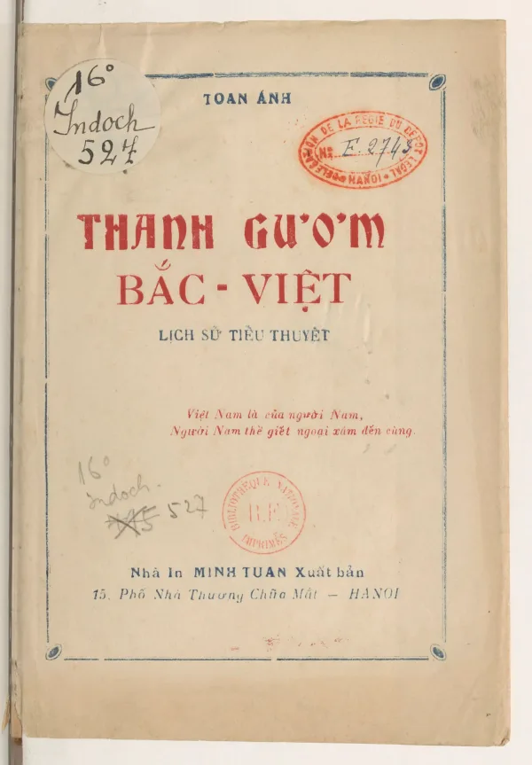 Bìa sách Thanh Gươm Bắc Việt